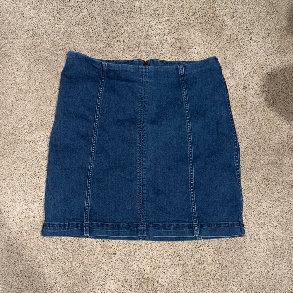 Free People Denim Skirt
